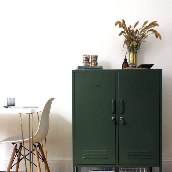 The midi - Olive green-Mustard-My Ex Boyfriend