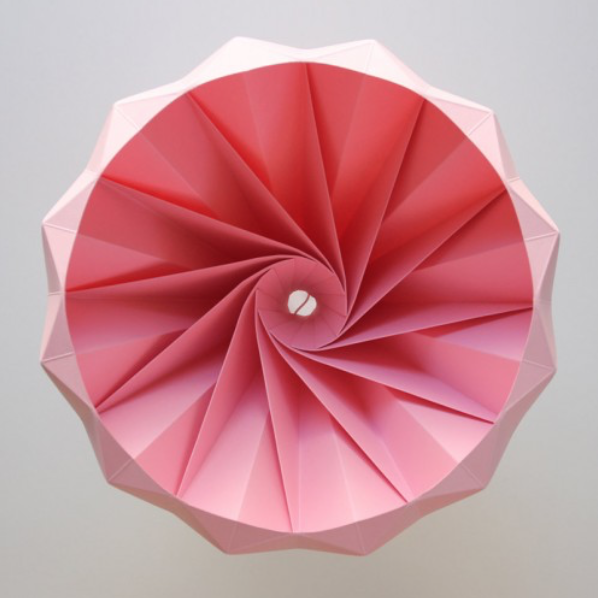 Chestnut paper origami lampshade pink-Studio Snowpuppe-My Ex Boyfriend