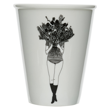Porcelain cup - 'Flowergirl'-Helen B-My Ex Boyfriend