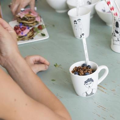 Porcelain spoon - 'Oh, wat zie ik je graag'-Helen B-My Ex Boyfriend