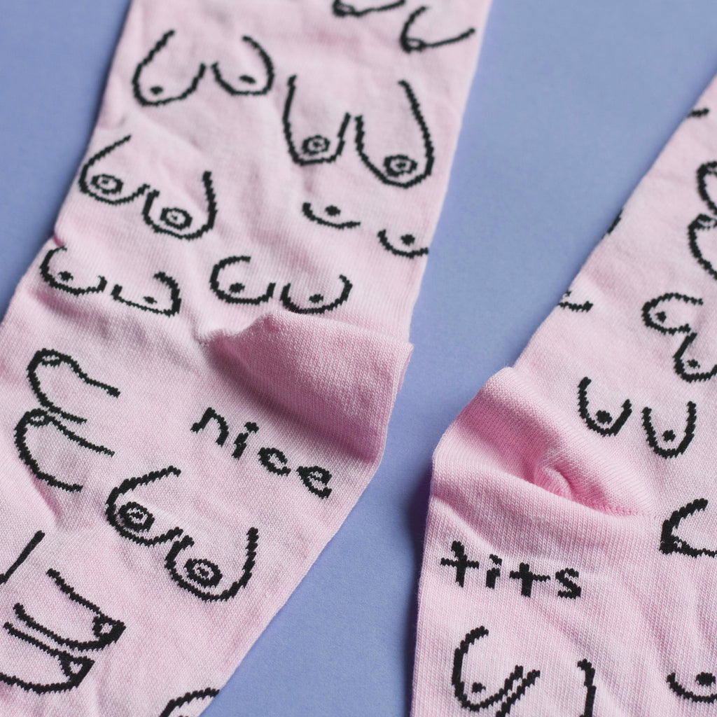 Socks - Tits pink-Eat Mielies-My Ex Boyfriend