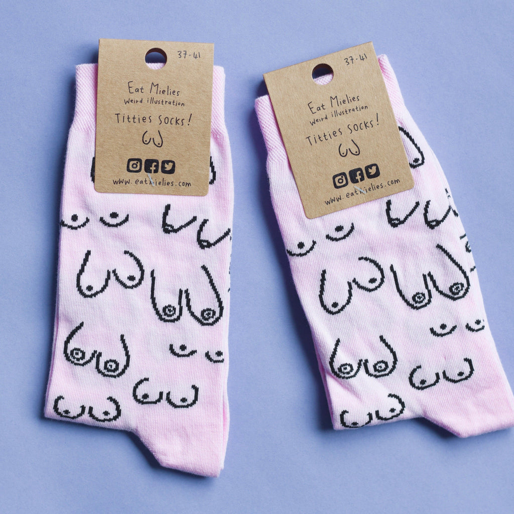 Socks - Tits pink-Eat Mielies-My Ex Boyfriend