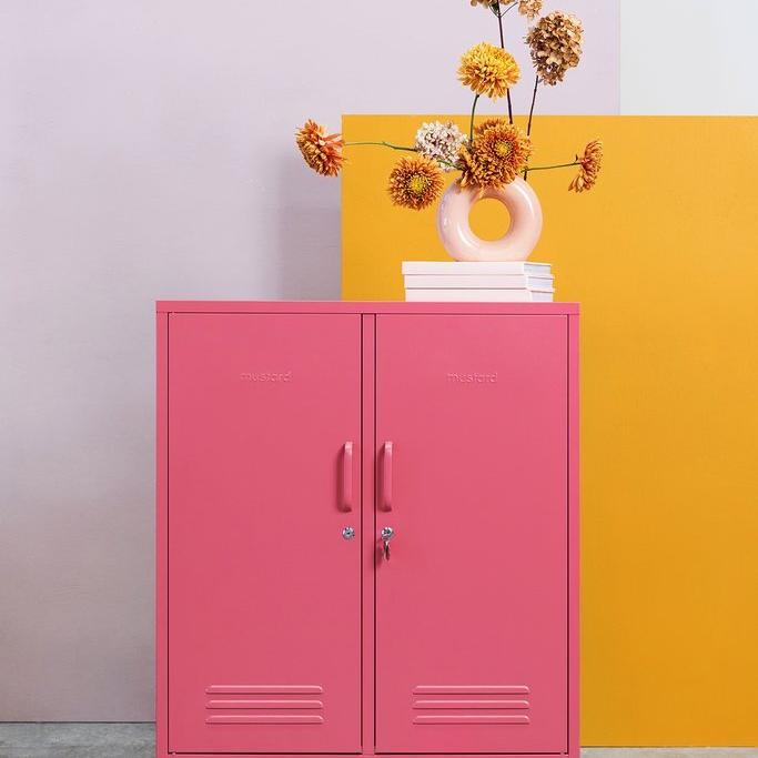 The midi - Berry-Mustard-My Ex Boyfriend